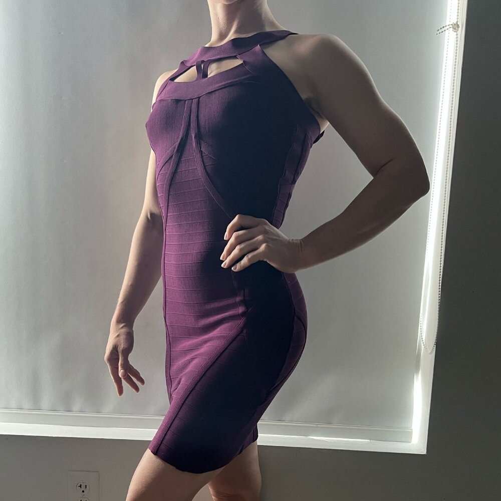 Eggplant Marciano Pencil dress